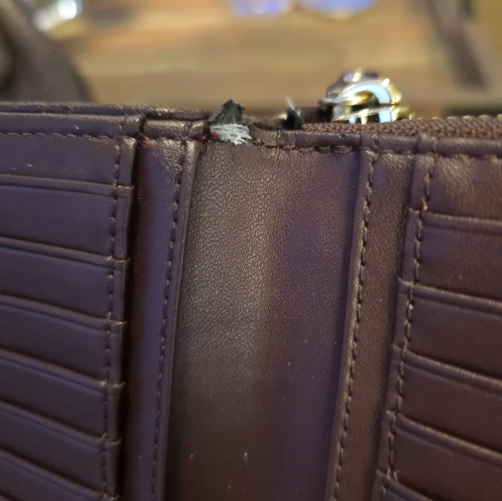 Kate Spade Satchel/Wallet (Deep Plum/Burgundy) - Picture 10 of 12